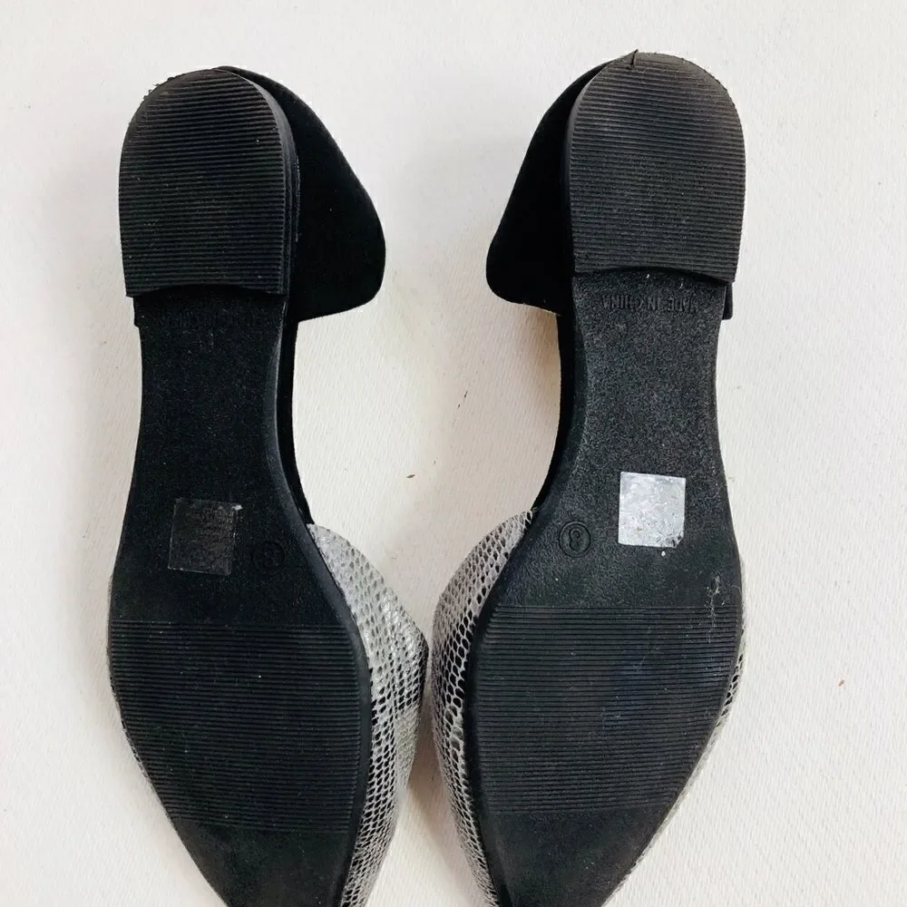 🌹Gap Womans Shoes Flats 8 Snake Print